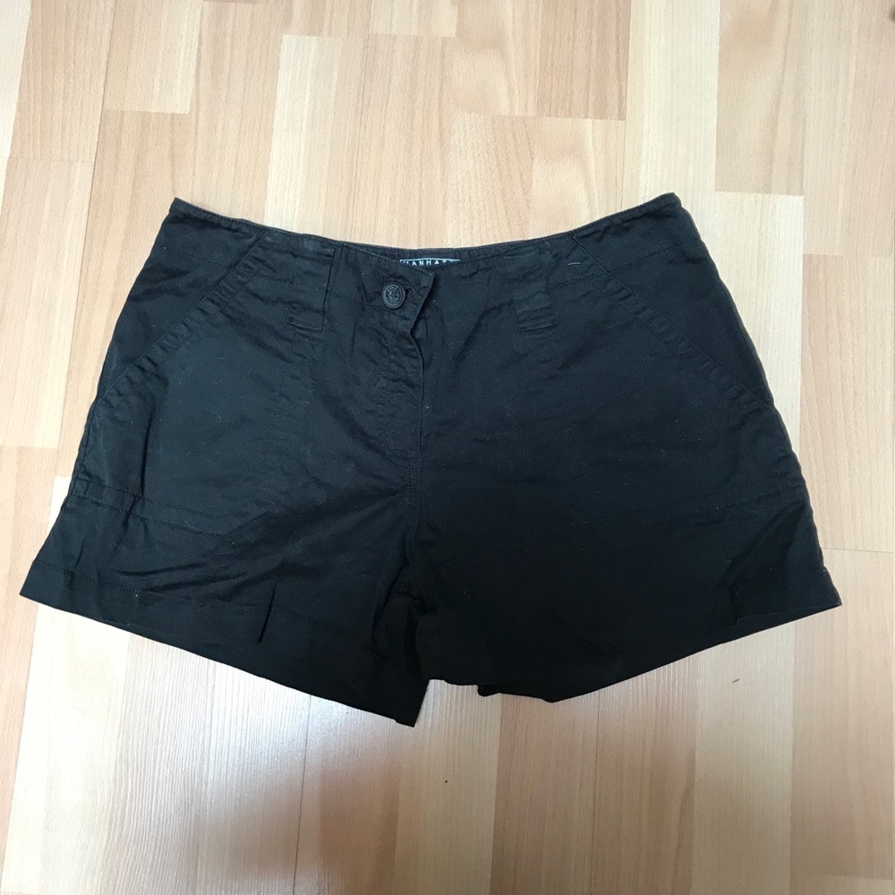 EUC Black Chino Utility Shorts Women Size 8